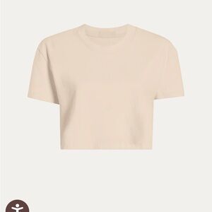 Nuuds Bone vintage crop tee